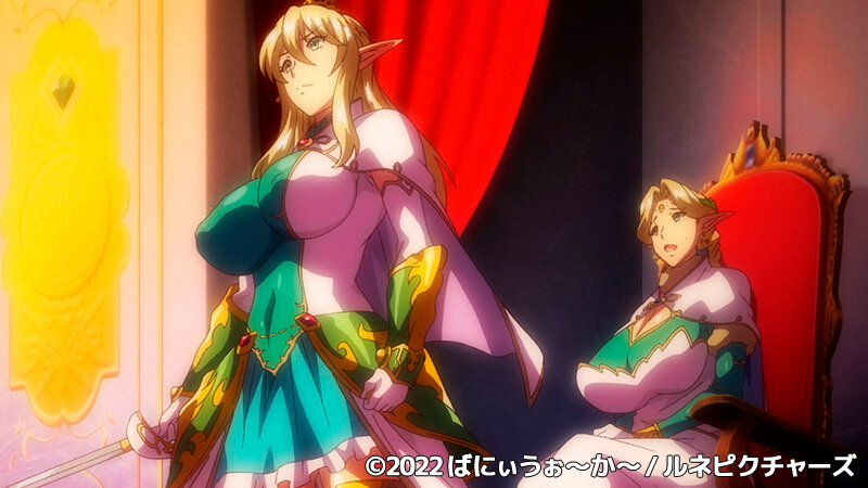 OVA巨乳エルフ母娘催● #1 エルフの国を蹂躙する男。汚された女王と姫 画像11