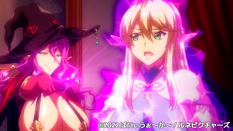 OVA巨乳エルフ母娘催● #1 エルフの国を蹂躙する男。汚された女王と姫 画像13