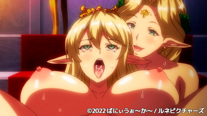 OVA巨乳エルフ母娘催● #1 エルフの国を蹂躙する男。汚された女王と姫 画像20