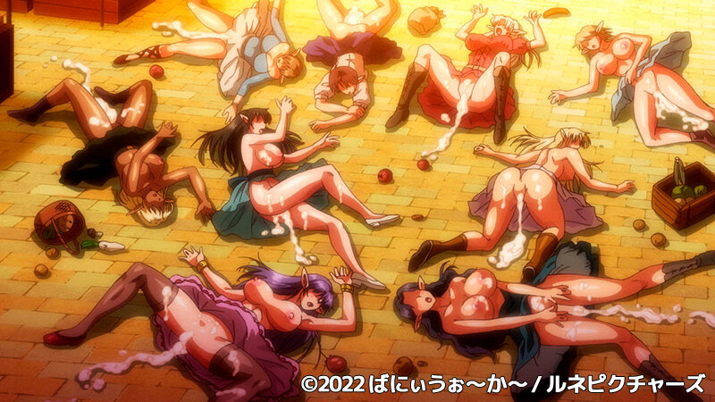 OVA巨乳エルフ母娘催● #1 エルフの国を蹂躙する男。汚された女王と姫 画像4