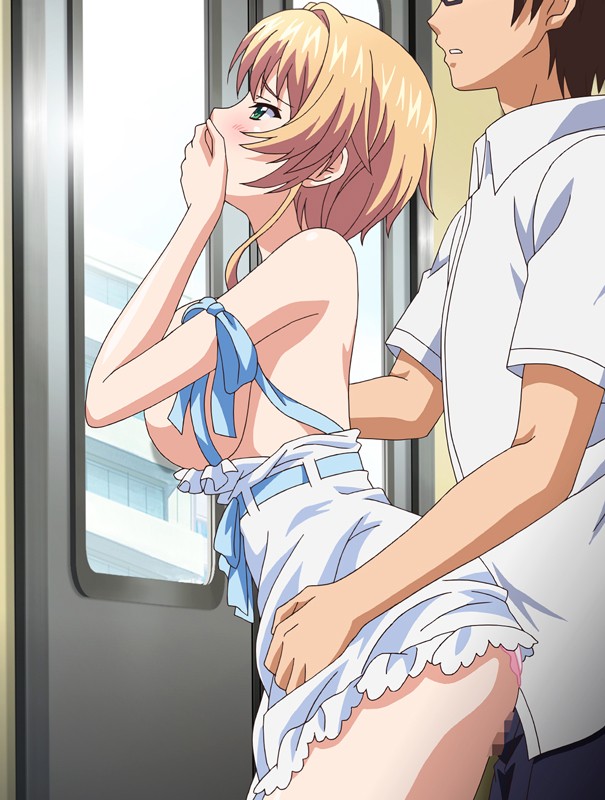 ヌキどきッ! ~天使と悪魔の搾精バトル~ 「狂乳無垢天使・セラ~ドジっ娘清楚なエロ電車」 画像8