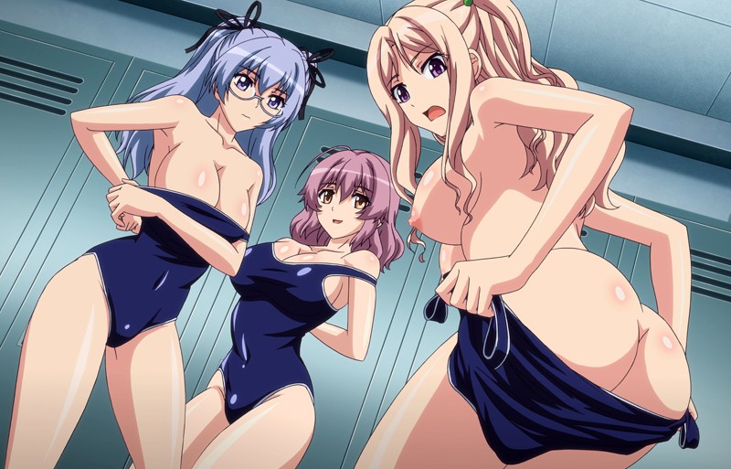 学園で時間よ止まれ プールを満たす白濁液。 スクール水着は浮かばない編 画像1