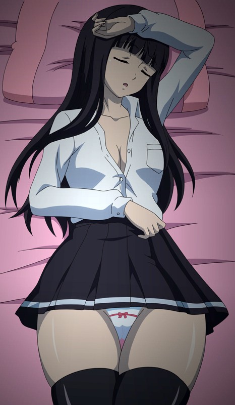 妹とその友人がエロすぎて俺の股間がヤバイ 黒髪ロングでぺたんこ胸なツンデレ妹『海羽』編 画像9