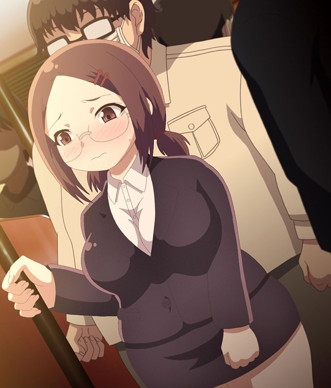 卒業○○電車 一輌目 思い出の○リ巨乳教師は狙われている 画像8