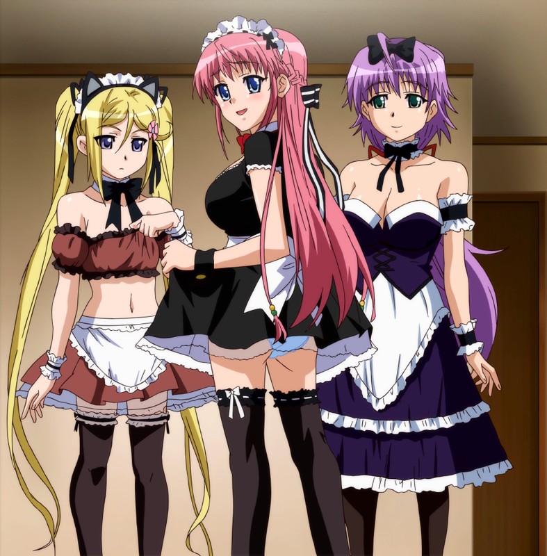 彼女×彼女×彼女 ~三姉妹とのドキドキ共同生活~ 第二話 都会はトイレ、保健室、メイドパラダイス 画像14