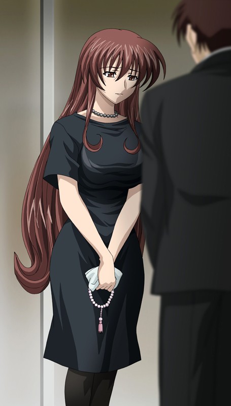 喪服妻 #1 「未亡人保奈美」 画像1